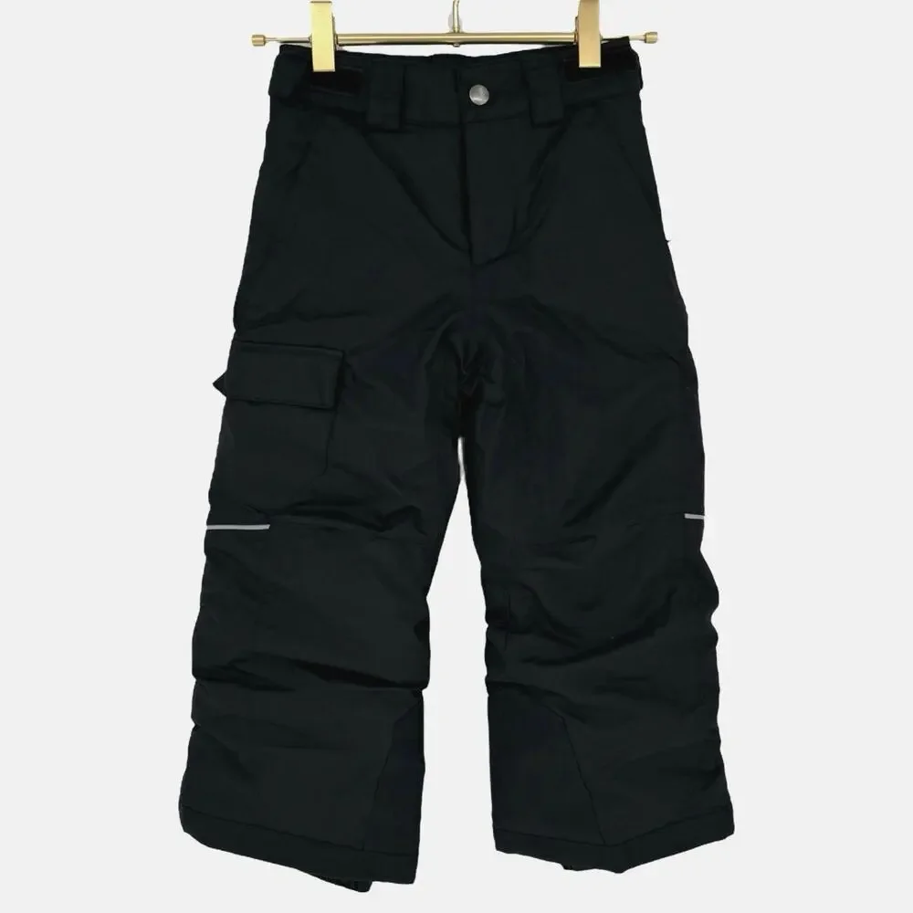 Columbia Kids Ski Pants Black Fleece Lined Winter XXS Outdoors